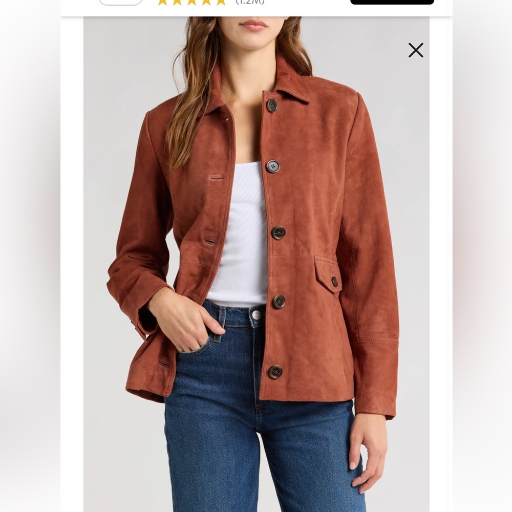 NWT Bernardo Leather Jacket size XL